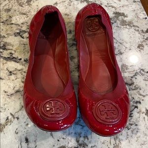 Tory Burch Red Size 9.5 Ballet flat